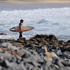 Robertney Barros surfing Ponta Preta — SPO-0146
