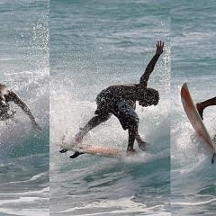 Robertney Barros surfing Ponta Preta — SPO-0155